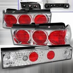 Honda Civic Custom Disco Chrome Taillights - 3PC - LT-CV883-YD