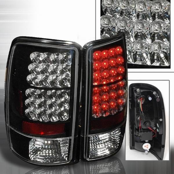 GMC Denali Custom Disco Black LED Taillights - LT-DEN00JMLED-YD