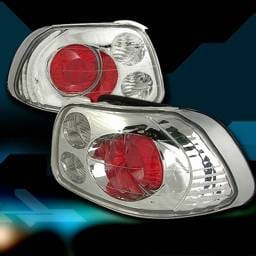 Honda Del Sol Custom Disco Chrome Taillights - LT-DEL93-YD