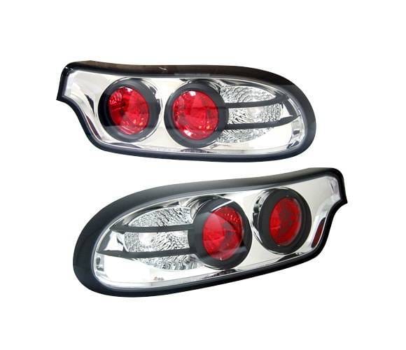 Mazda RX-7 4 Car Option Altezza Taillights - Chrome - 3PC - LT-MRX7A-YD