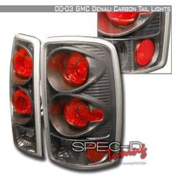 GMC Denali Custom Disco Carbon Fiber Taillights - LT-DEN00CF-YD