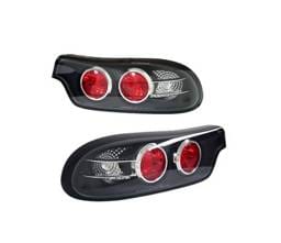 Mazda RX-7 4 Car Option Altezza Taillights - Black - 3PC - LT-MRX7JB-YD