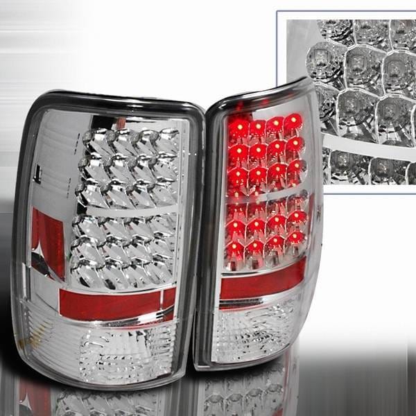 GMC Denali Custom Disco Chrome LED Taillights - LT-DEN00CLED-YD