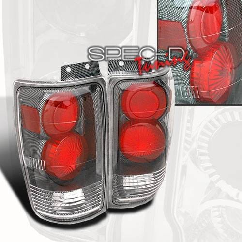 Ford Expedition Custom Disco Carbon Fiber Taillights - LT-EPED97CF-YD