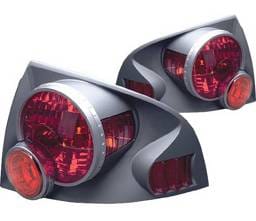 Nissan Sentra 4 Car Option 3D Style Taillights - Titanium - LT-NS00DT-9