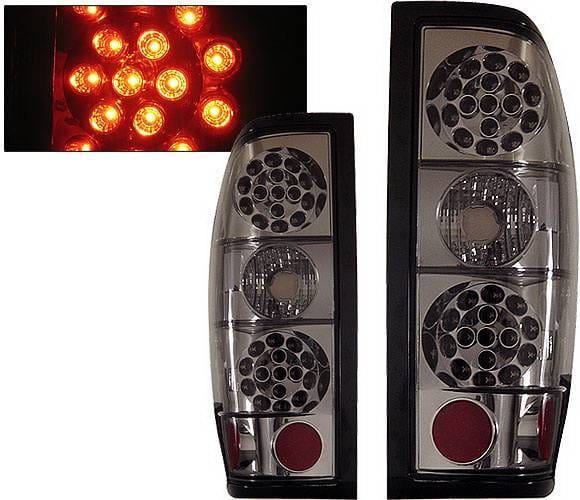 Nissan Frontier 4 Car Option LED Taillights - Smoke - LT-NF98LEDSM-KS