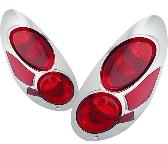 Chrysler PT Cruiser 4 Car Option Euro Taillights - Chrome - LT-PTC01CA-KS