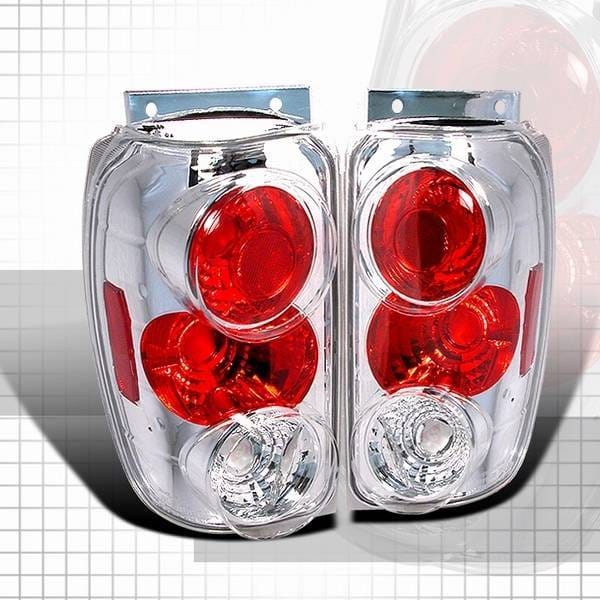 Ford Explorer Custom Disco Chrome Taillights - LT-EPOR95-YD