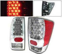 Nissan Titan 4 Car Option LED Taillights - Chrome - LT-NTIT04LEDC-KS
