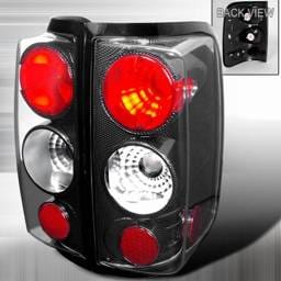 Ford F150 Custom Disco Carbon Fiber Altezza Taillights - LT-F15004CF-YD