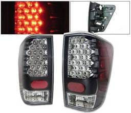 Nissan Titan 4 Car Option LED Taillights - Black - LT-NTIT04LEDJB-KS