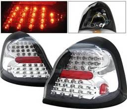 Pontiac Grand Prix 4 Car Option LED Taillights - Clear - LT-PGP04LEDC-KS