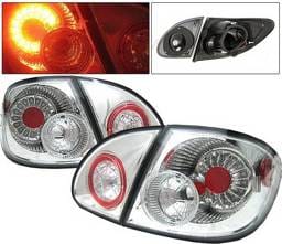 Toyota Corolla 4 Car Option LED Taillights - Chrome - LT-TCL03LEDC-YD