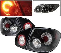 Toyota Corolla 4 Car Option LED Taillights - Black - LT-TCL03LEDJB-YD