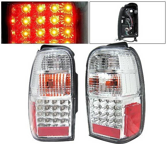 Toyota 4Runner 4 Car Option LED Taillights - Clear - LT-T4R01LEDC-KS