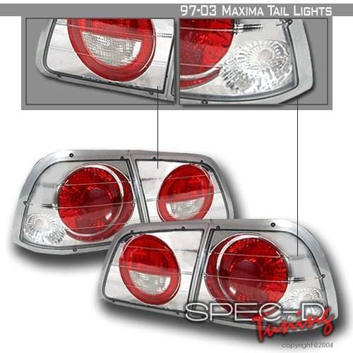 Nissan Maxima Custom Disco Chrome Taillights - LT-MAX97-YD