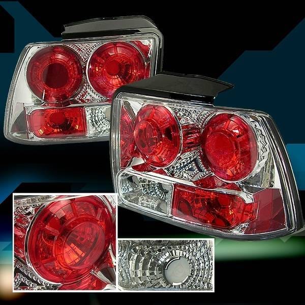 Ford Mustang Custom Disco Chrome Taillights - LT-MUS99-YD