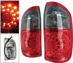 Toyota Tundra 4 Car Option LED OEM Taillights - Red & Smoke - LT-TTUN00LEDRSM-KS