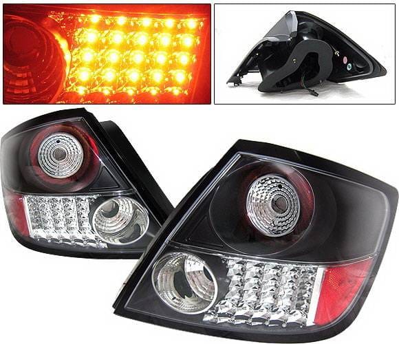 Scion tC 4 Car Option LED Taillights - Black - LT-TSTC04LEDJB-YD