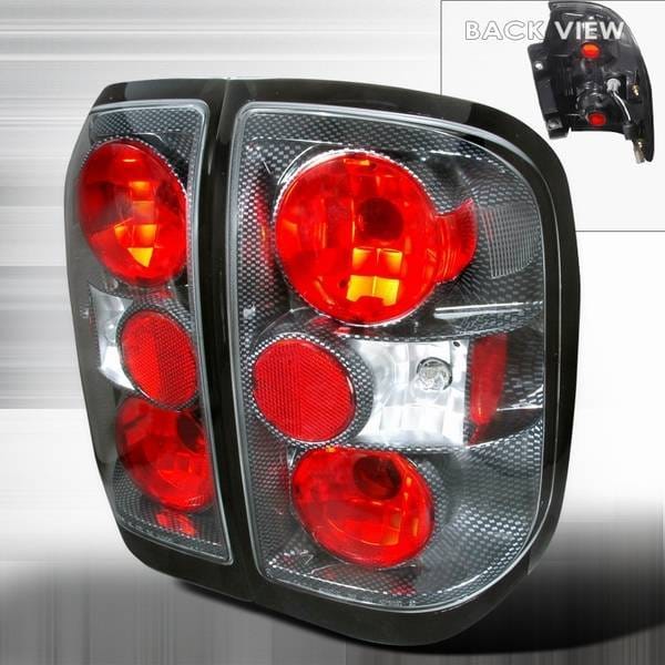 Infiniti QX-4 Custom Disco Carbon JDM Taillights - LT-QX497CF-TM