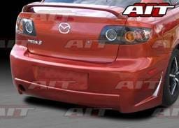 Mazda 3 4DR AIT Zen Style Rear Bumper - M303HIZENRB4