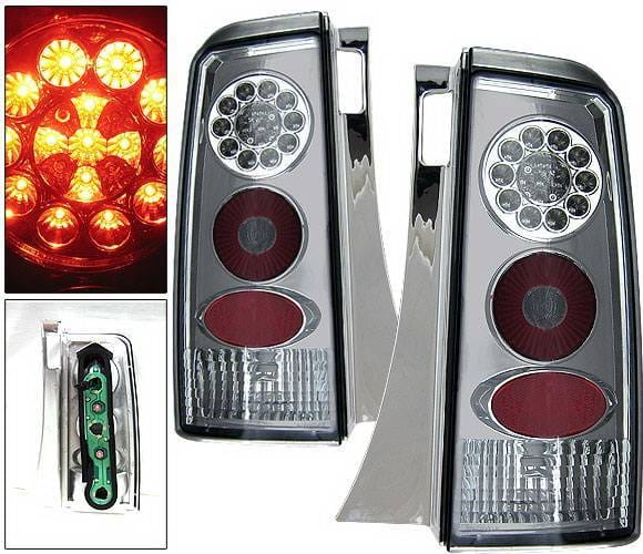 Scion xB 4 Car Option LED Taillights - Smoke - LT-TXB03LEDSM-KS