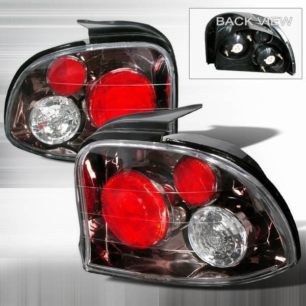 Dodge Neon Custom Disco Gunmetal Taillights - LT-NEO95G-YD