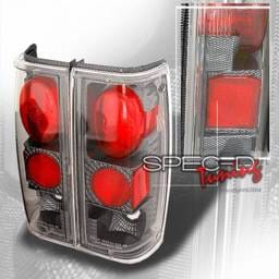 Chevrolet S10 Custom Disco Carbon Fiber Taillights - LT-S1082CF-YD
