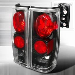 Chevrolet S10 Custom Disco JDM Black Taillights - LT-S1082JM-YD