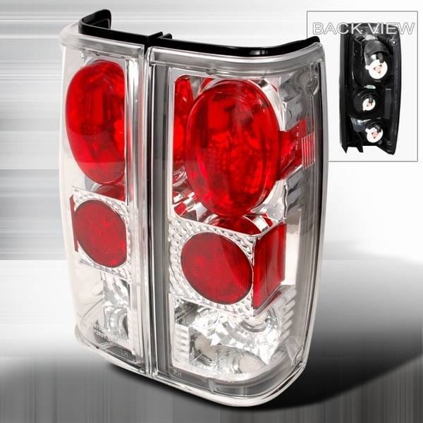 Chevrolet S10 Custom Disco Chrome Taillights - LT-S1082-YD