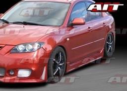 Mazda 3 4DR AIT Zen Style Side Skirts - M303HIZENSS4