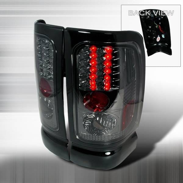 Dodge Ram Custom Disco Smoke LED Taillights - LT-RAM94GLED-YD