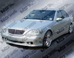 Mercedes-Benz S Class VIS Racing Laser Side Skirts - 00MEW2204DLS-004