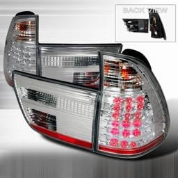 BMW X5 Custom Disco Chrome LED Taillights - LT-X500CLED-YD