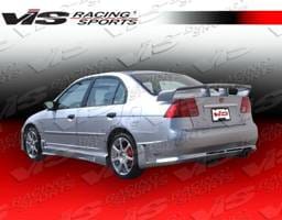 Honda Civic 4DR VIS Racing Octane Side Skirts - 01HDCVC4DOCT-004