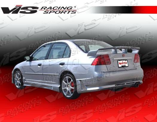 Honda Civic 4DR VIS Racing Octane Side Skirts - 01HDCVC4DOCT-004