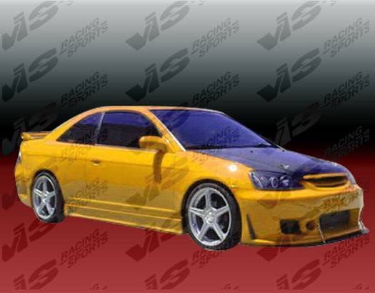 Honda Civic 4DR VIS Racing TSC-3 Side Skirts - 01HDCVC4DTSC3-004