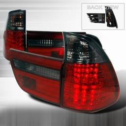 BMW X5 Custom Disco Smoke LED Taillights - LT-X500RGLED-YD