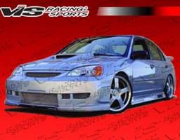 Honda Civic 4DR VIS Racing Z1 boxer Side Skirts - 01HDCVC4DZ1-004