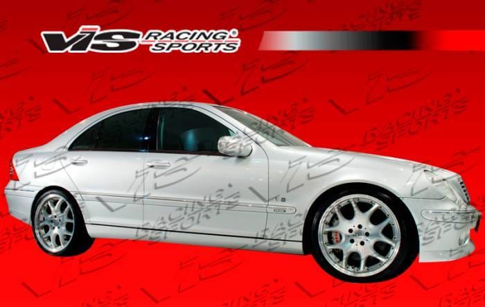 Mercedes-Benz C Class VIS Racing B-Spec Side Skirts - 01MEW2034DBSC-004