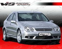 Mercedes-Benz C Class VIS Racing Euro Tech Side Skirts - 01MEW2034DET-004