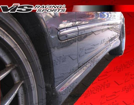 Mercedes-Benz C Class VIS Racing Euro Tech-2 Side Skirts - 01MEW2034DET2-004