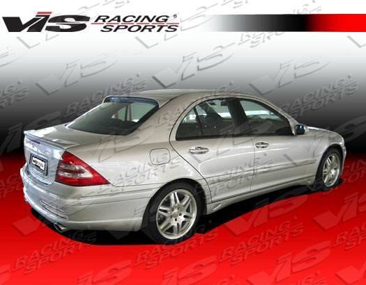 Mercedes-Benz C Class VIS Racing Laser Side Skirts - 01MEW2034DLS-004