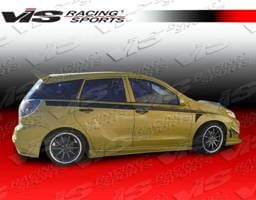 Toyota Matrix VIS Racing EVO-5 Side Skirts - 02TYMAT4DEVO5-004