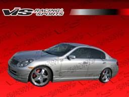 Infiniti G35 4DR VIS Racing VIP Side Skirts - 03ING354DVIP-004