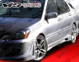 Mitsubishi Lancer VIS Racing Rally Side Skirts - 02MTLAN4DRAL-004