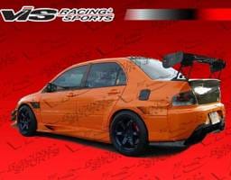 Mitsubishi Evolution 8 VIS Racing VTX Widebody Side Skirts - 03MTEV84DVTXWB-004