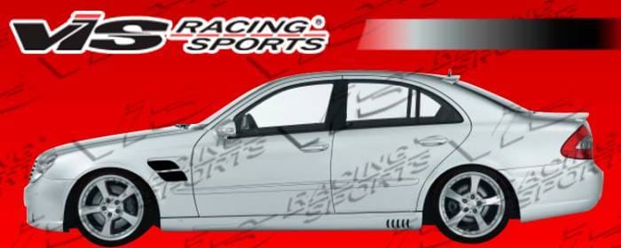 Mercedes-Benz E Class VIS Racing Laser Side Skirts - 03MEW2114DLS-004 thumbnail 2