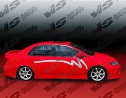 Toyota Corolla VIS Racing TSC-3 Side Skirts - 03TYCOR4DTSC3-004
