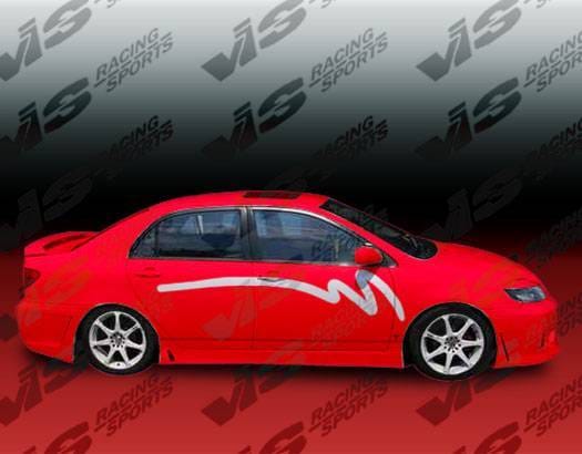 Toyota Corolla VIS Racing TSC-3 Side Skirts - 03TYCOR4DTSC3-004
